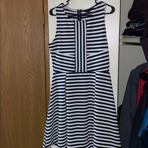 Black and white dress